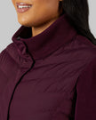 WOMEN'S MIXED MEDIA CHEVRON JACKET