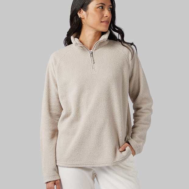 WOMEN'S SHORTHAIR SHERPA 1/4 ZIP TOP