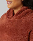 WOMEN'S SOFT SHERPA PULLOVER HOODIE