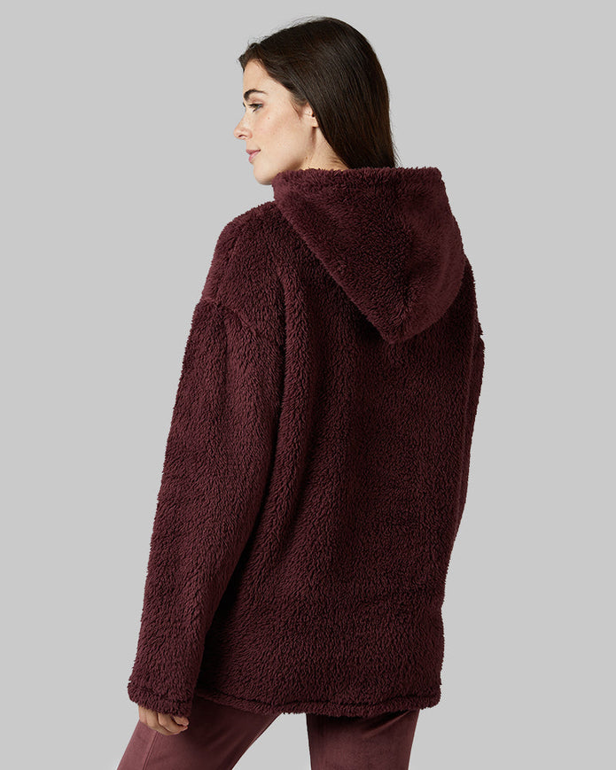 WOMEN'S SOFT SHERPA PULLOVER HOODIE