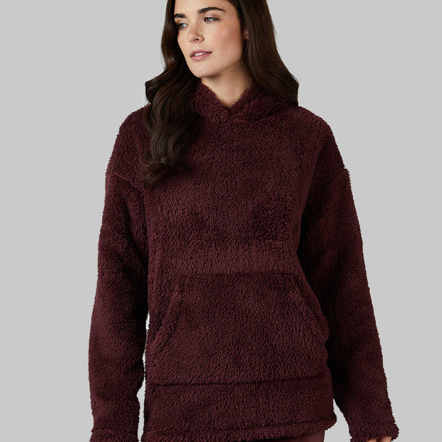 WOMEN'S SOFT SHERPA PULLOVER HOODIE