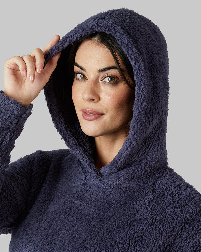 WOMEN'S SOFT SHERPA PULLOVER HOODIE