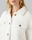 WOMEN'S COZY SHERPA SHIRT JACKET