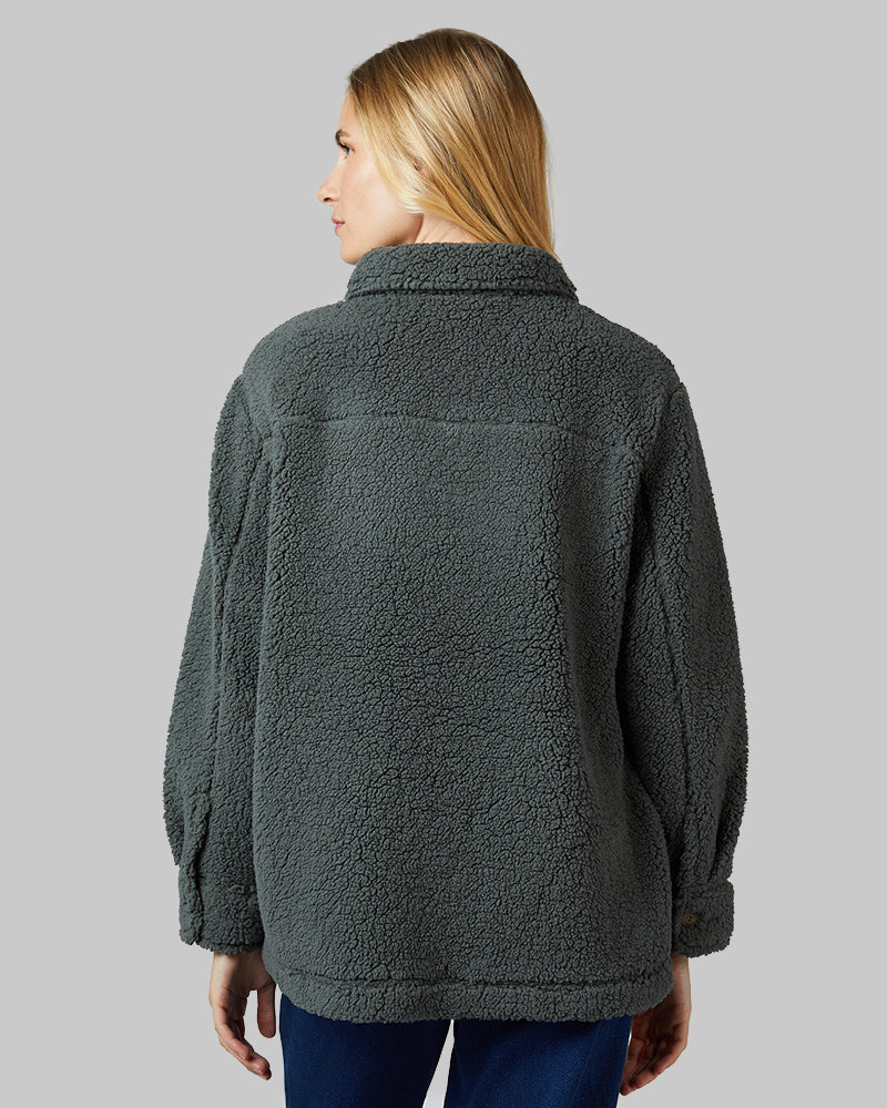WOMEN'S COZY SHERPA SHIRT JACKET