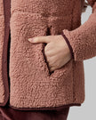 WOMEN'S COZY SHERPA SNAP JACKET