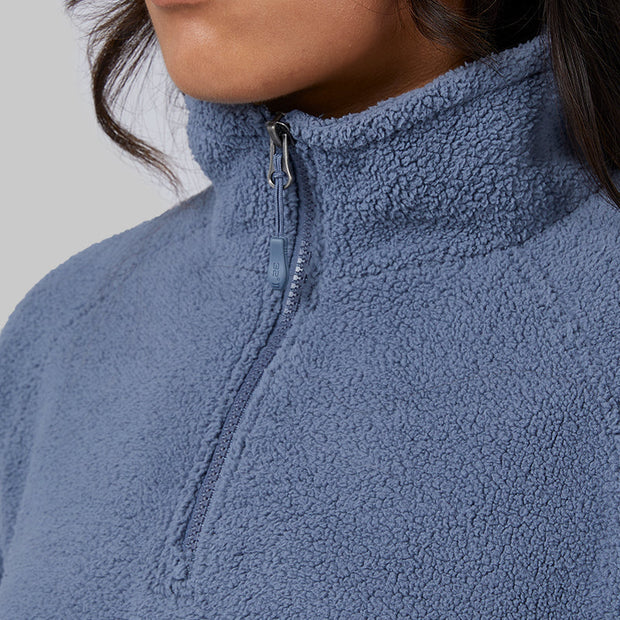 WOMEN'S SHORTHAIR SHERPA 1/4 ZIP TOP