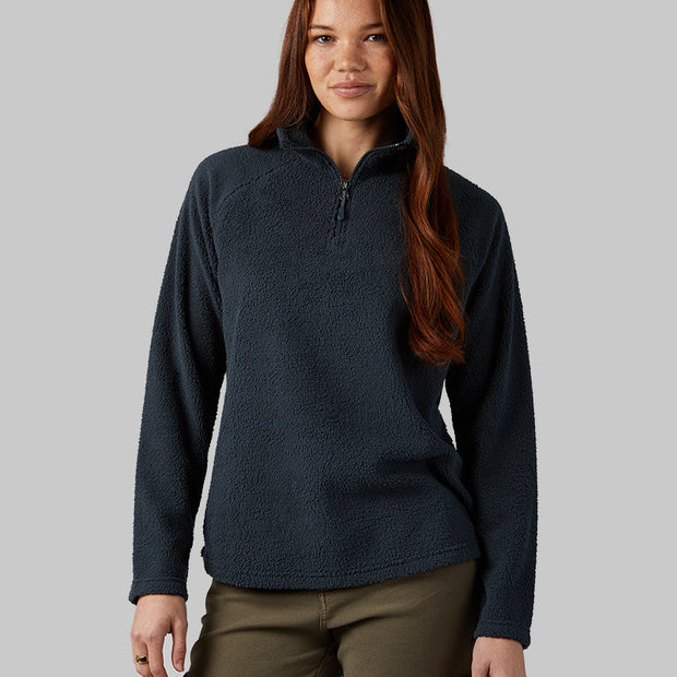 WOMEN'S SHORTHAIR SHERPA 1/4 ZIP TOP