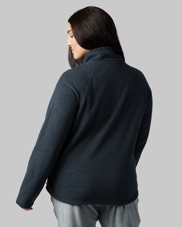 WOMEN'S SHORTHAIR SHERPA 1/4 ZIP TOP