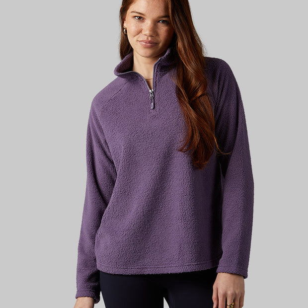 WOMEN'S SHORTHAIR SHERPA 1/4 ZIP TOP