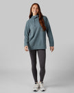 WOMEN'S SHORTHAIR SHERPA PULLOVER HOODIE