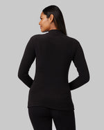 WOMEN'S HEAVYWEIGHT FLEECE BASELAYER MOCK TOP