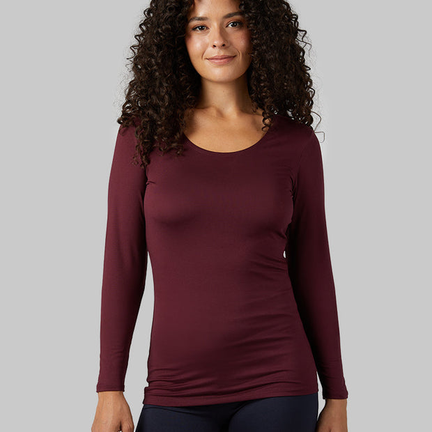 WOMEN'S LIGHTWEIGHT BASELAYER SCOOP TOP