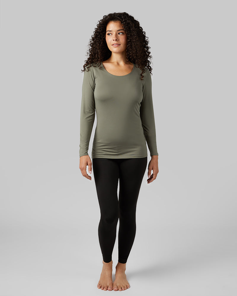 WOMEN'S LIGHTWEIGHT BASELAYER SCOOP TOP