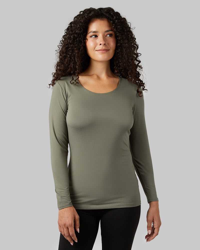 WOMEN'S LIGHTWEIGHT BASELAYER SCOOP TOP
