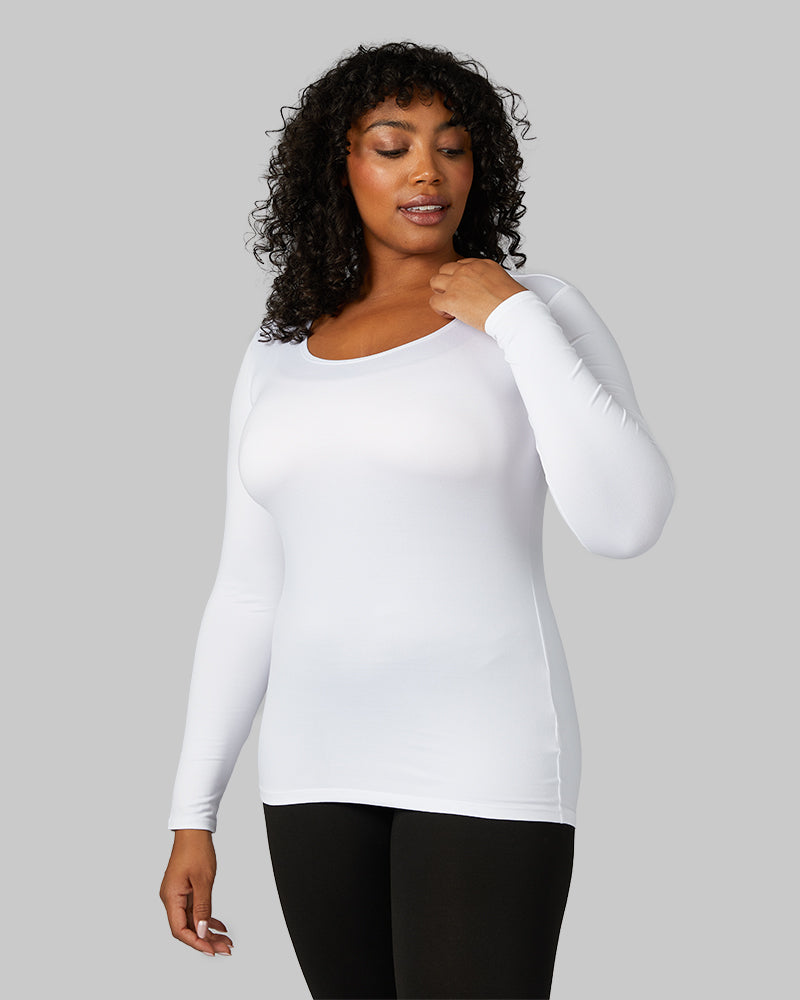 WOMEN'S LIGHTWEIGHT BASELAYER SCOOP TOP