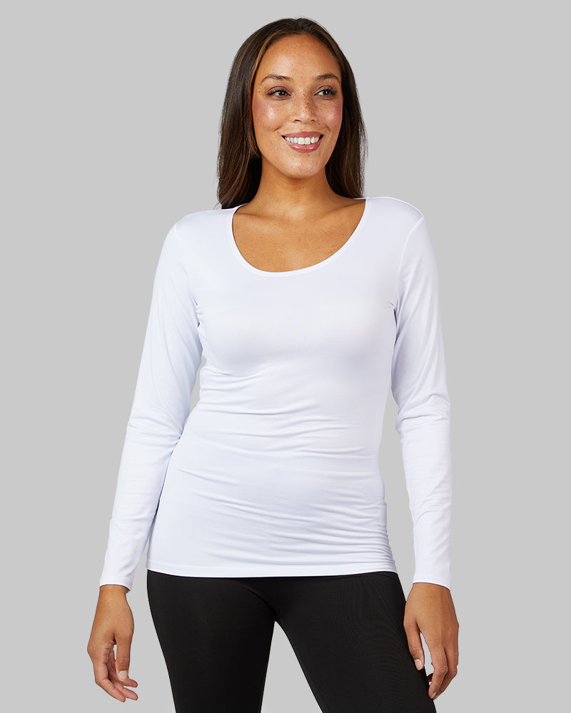 WOMEN'S LIGHTWEIGHT BASELAYER SCOOP TOP