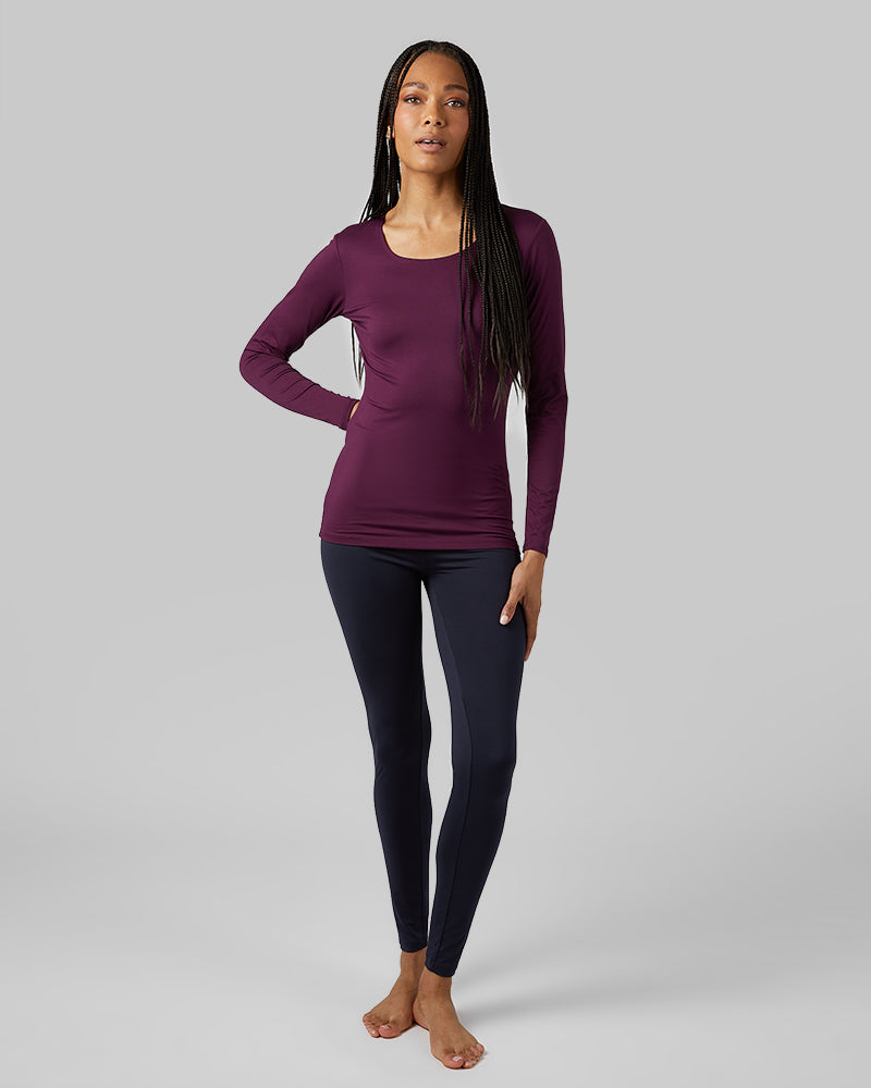 WOMEN'S LIGHTWEIGHT BASELAYER SCOOP TOP