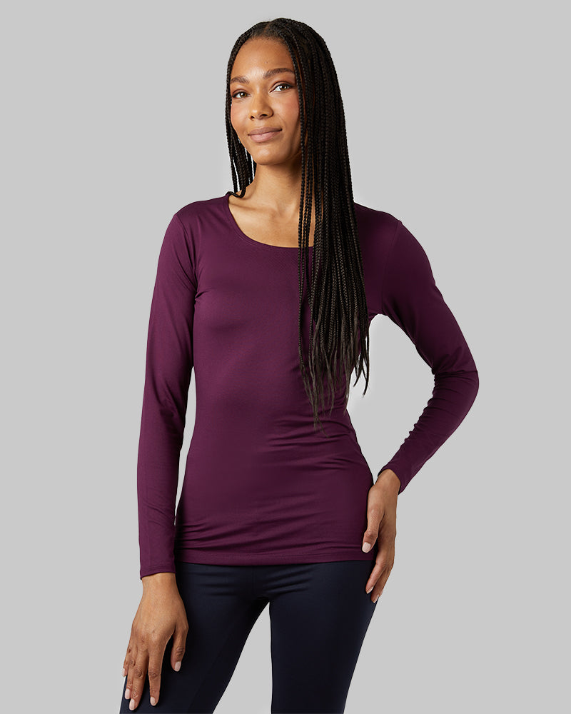 WOMEN'S LIGHTWEIGHT BASELAYER SCOOP TOP