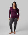 WOMEN'S LIGHTWEIGHT BASELAYER SCOOP TOP