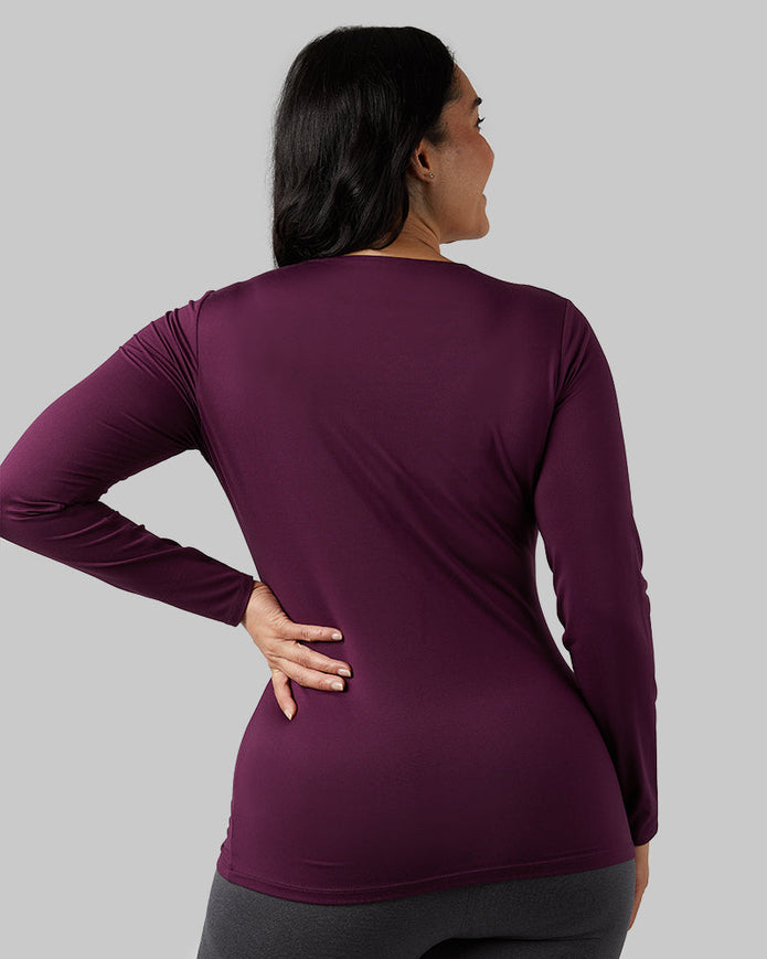 WOMEN'S LIGHTWEIGHT BASELAYER SCOOP TOP