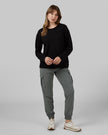 WOMEN'S SOFT SWEATER KNIT CREW TOP