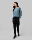 WOMEN'S SOFT SWEATER KNIT CREW TOP