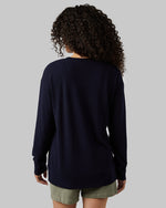 WOMEN'S SOFT SWEATER KNIT CREW TOP