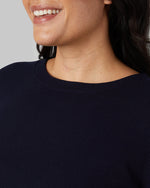 WOMEN'S SOFT SWEATER KNIT CREW TOP