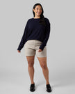 WOMEN'S SOFT SWEATER KNIT CREW TOP