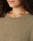 WOMEN'S SOFT SWEATER KNIT CREW TOP