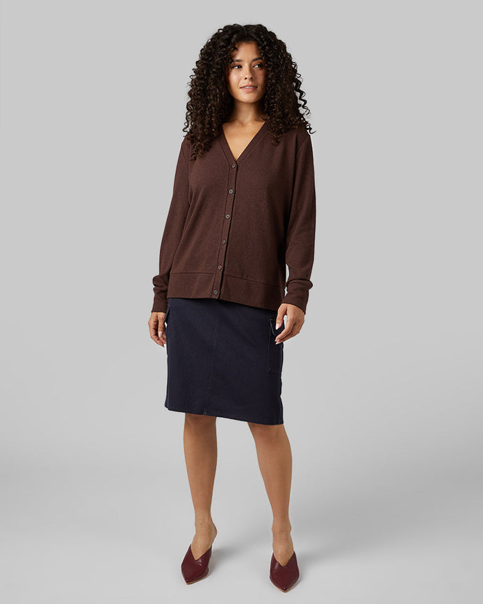 WOMEN'S SOFT SWEATER KNIT CARDIGAN