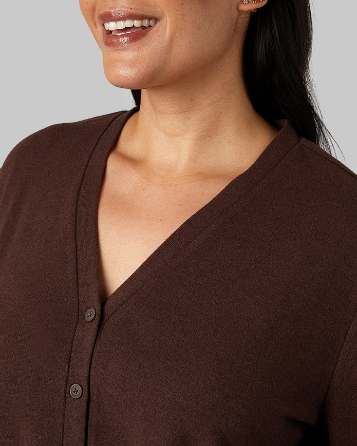 WOMEN'S SOFT SWEATER KNIT CARDIGAN