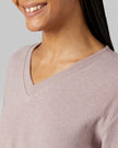 WOMEN'S SOFT SWEATER KNIT VNECK DRESS