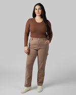 WOMEN'S SOFT RIB SCOOP TOP