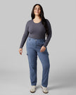 WOMEN'S SOFT RIB SCOOP TOP