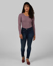 WOMEN'S SOFT RIB SCOOP TOP