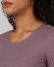 WOMEN'S SOFT RIB SCOOP TOP