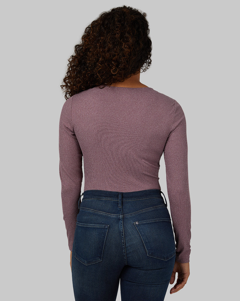 WOMEN'S SOFT RIB SCOOP TOP