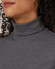 WOMEN'S SOFT RIB TURTLENECK