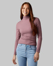 WOMEN'S SOFT RIB TURTLENECK