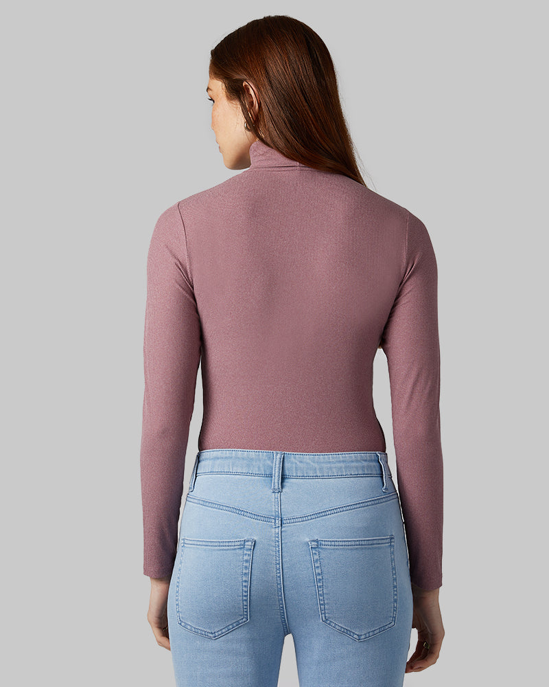 WOMEN'S SOFT RIB TURTLENECK