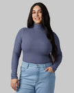 WOMEN'S SOFT RIB TURTLENECK