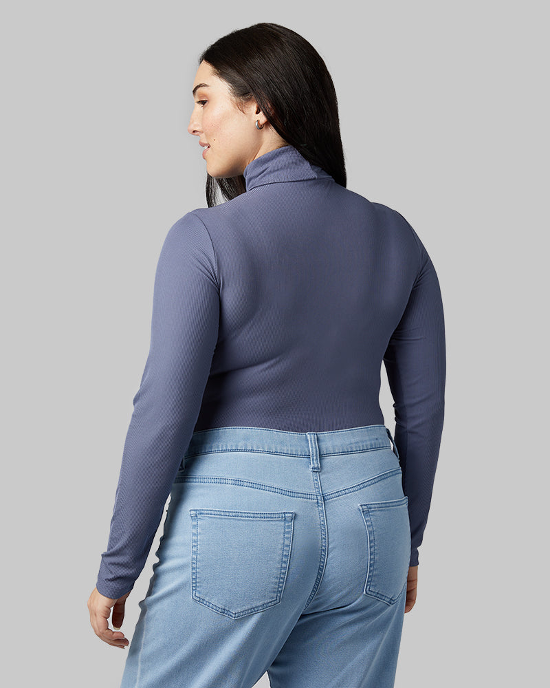 WOMEN'S SOFT RIB TURTLENECK