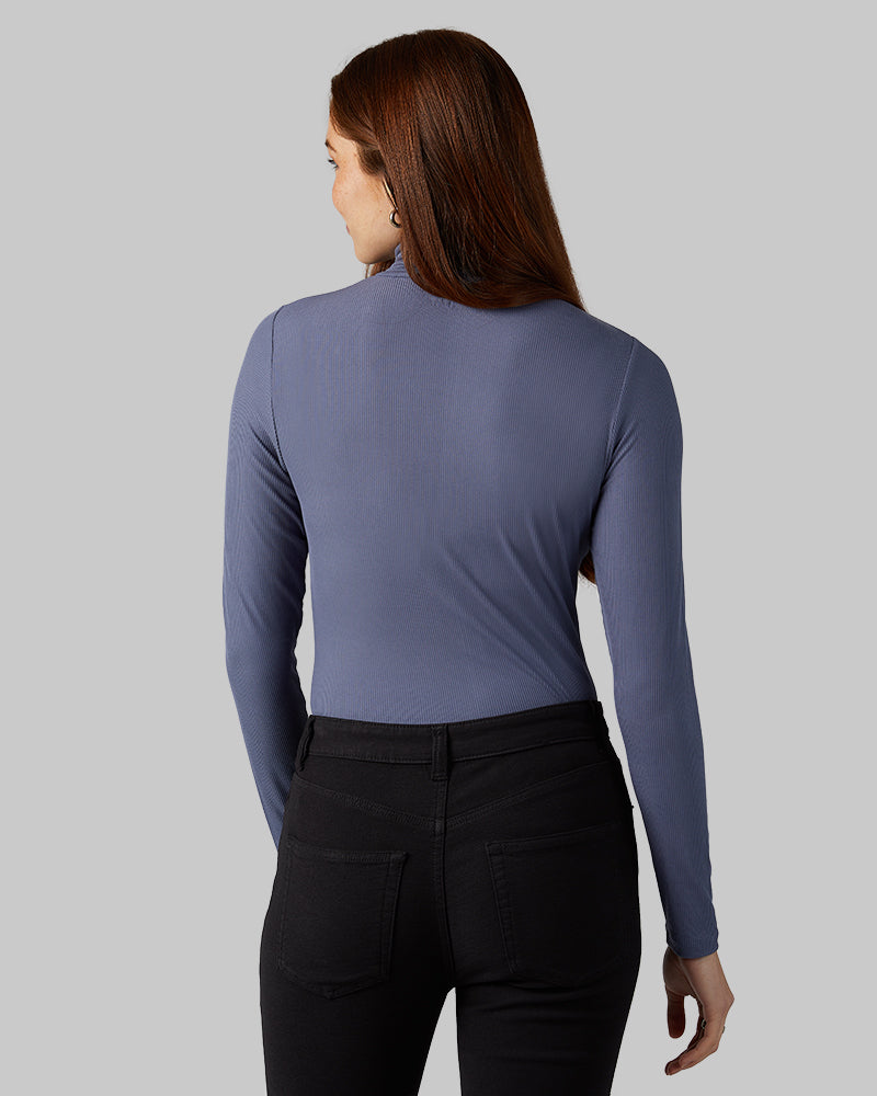 WOMEN'S SOFT RIB TURTLENECK