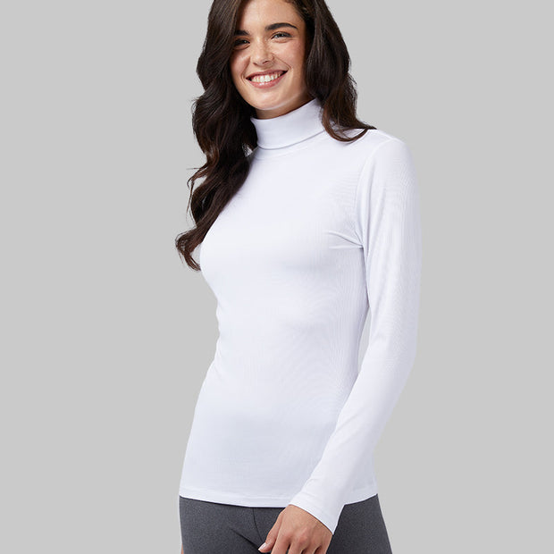 WOMEN'S SOFT RIB TURTLENECK