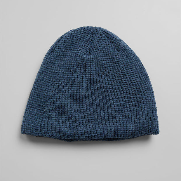 WAFFLE SHERPA-LINED BEANIE