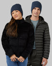 WAFFLE SHERPA-LINED BEANIE