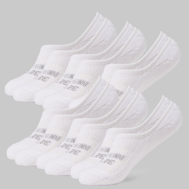WOMEN'S 6-PACK COOL COMFORT NO SHOW SOCKS