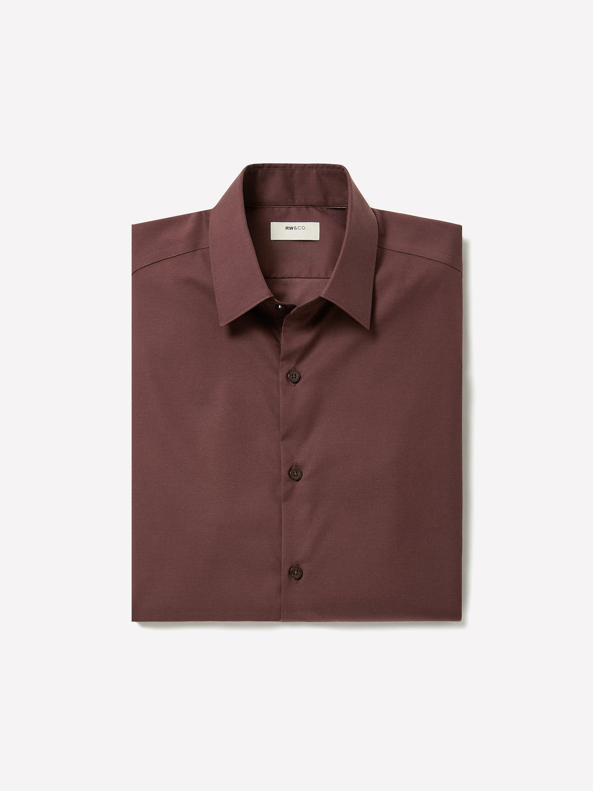 Slim-Fit Denim-Like Dress Shirt