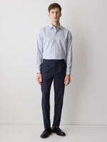 Tailored-Fit Denim-Like Dress Shirt